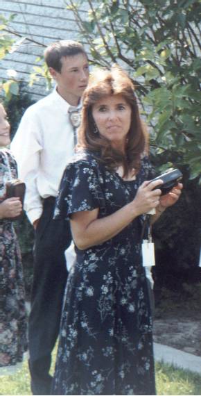 Amanda wedding, Joy, July 29, 2000