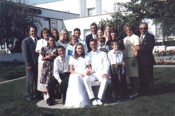 Amanda, wedding, family