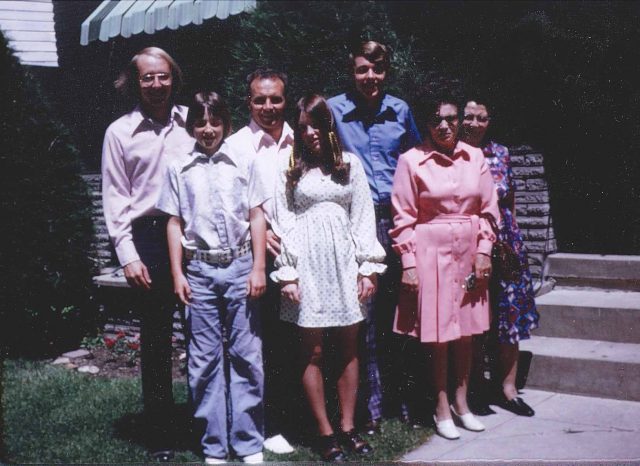 Lynn Richman and family at Reta's house