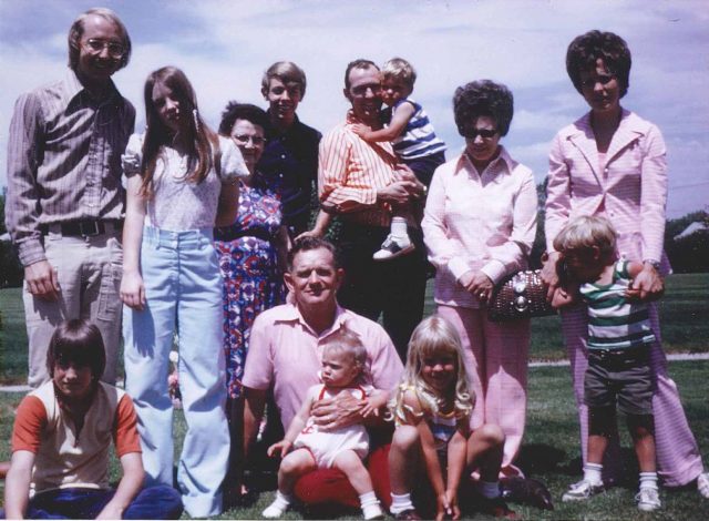 Family with Reta, Paul, and Boston