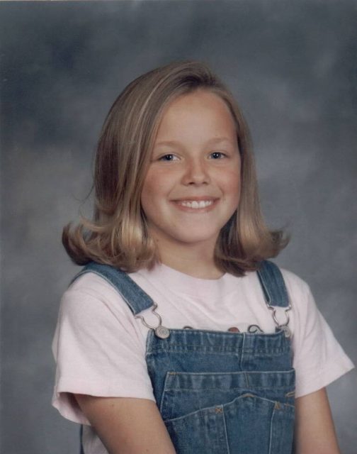 Fifth grade picture, age 10, 2000
