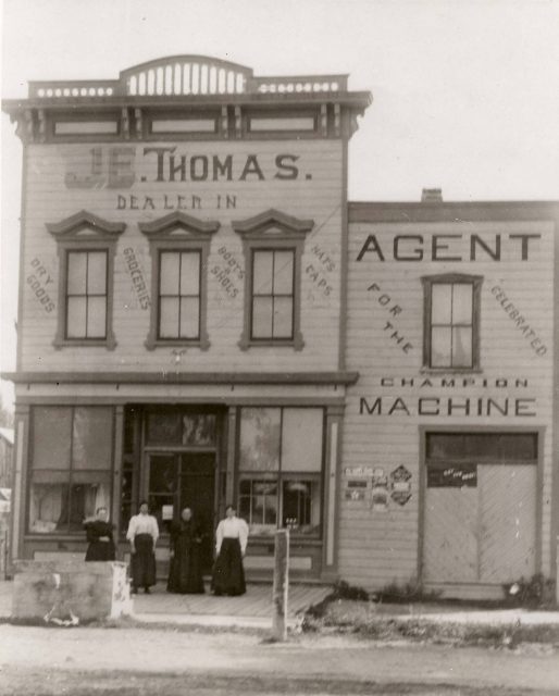 J E Thomas General & Merc. store in Logan, Utah.