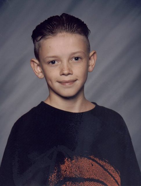 Jason, fifth grade, 1996