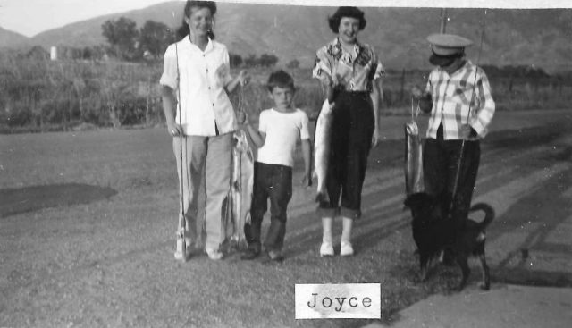 Joyce fishing