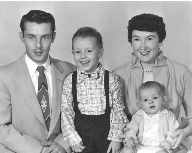 Lynn, Jeff, Joyce, Larry, December 1955