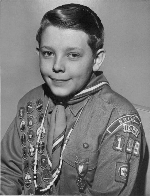 Larry Richman, Eagle Scout at age 13.5 years