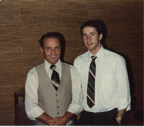 Rick leaving on his mission in 1980